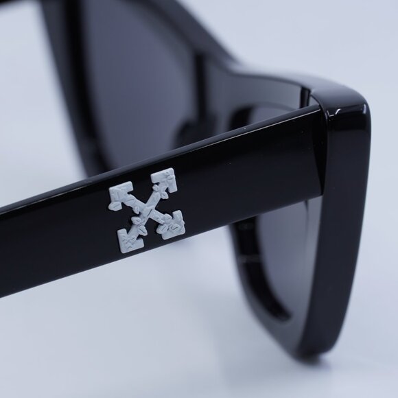 ?️New Off-White OERI045 EDVARD 1007 Sunglasses - Black Frame, Grey Lenses main image 5